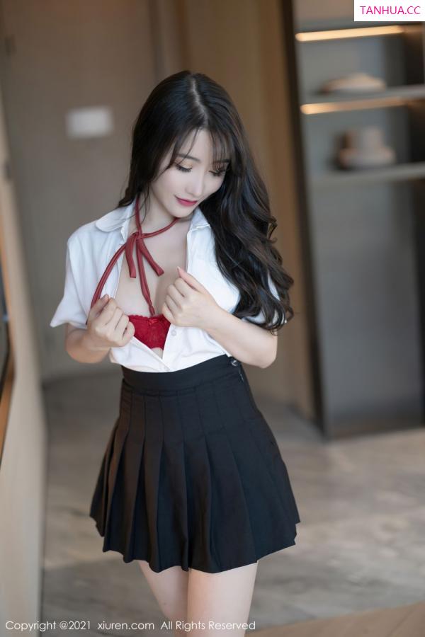 谢芷馨  绯月樱深圳旅拍 清纯的JK制服第12张图片